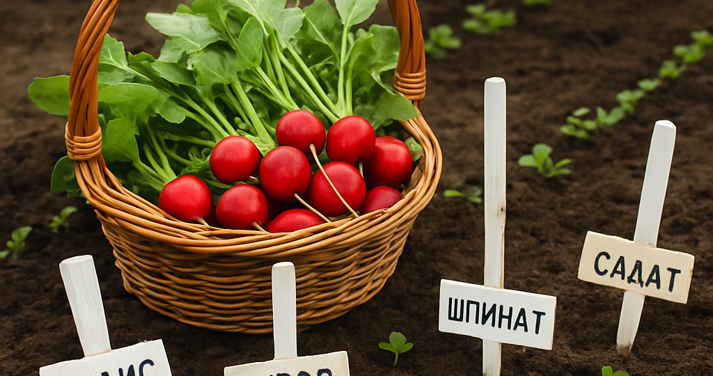 Какие культуры можно ещё посеять в августе на еду