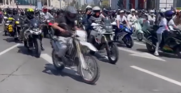     Целая группа байкеров из Монголии приехала в Красноярск