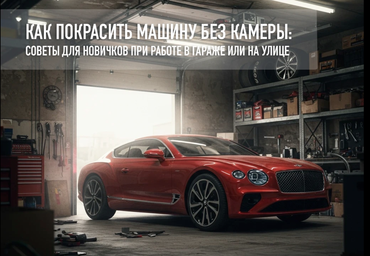 Тонкости и нюансы покраски авто вне окрасочной камеры от MEGAMIX