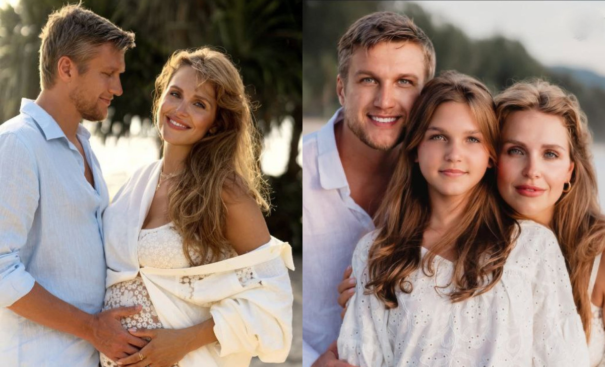 на фото Анатолий Руденко с женой и дочерью