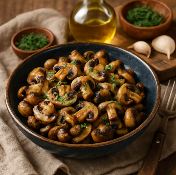 Жареные грибы с луком рецепты от Дарики