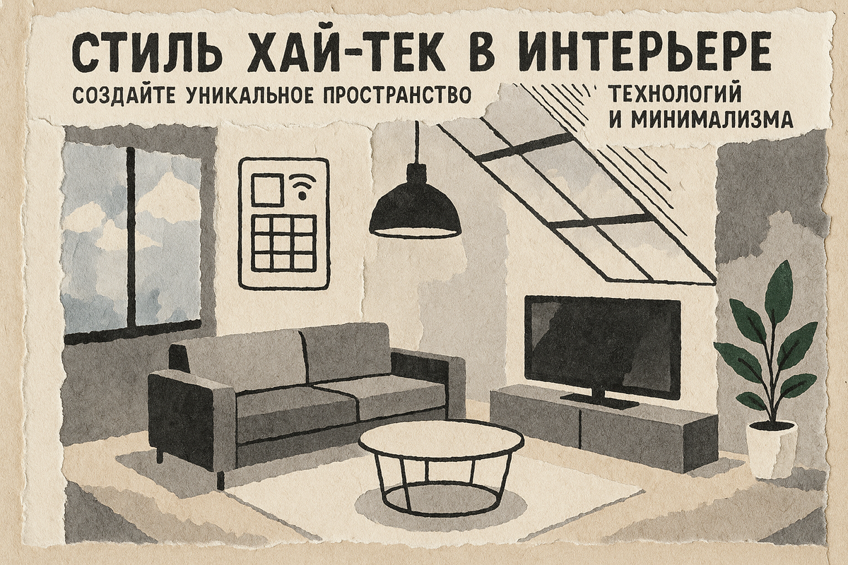    Как оформить интерьер в стиле хай-тек: минимализм, технологии и индустриальные мотивы Арт Деко