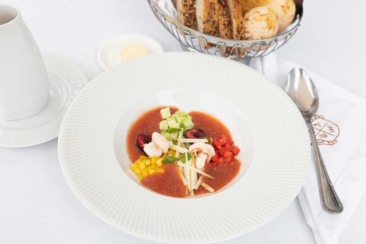 Гаспачо в рестотане ЦДЛ