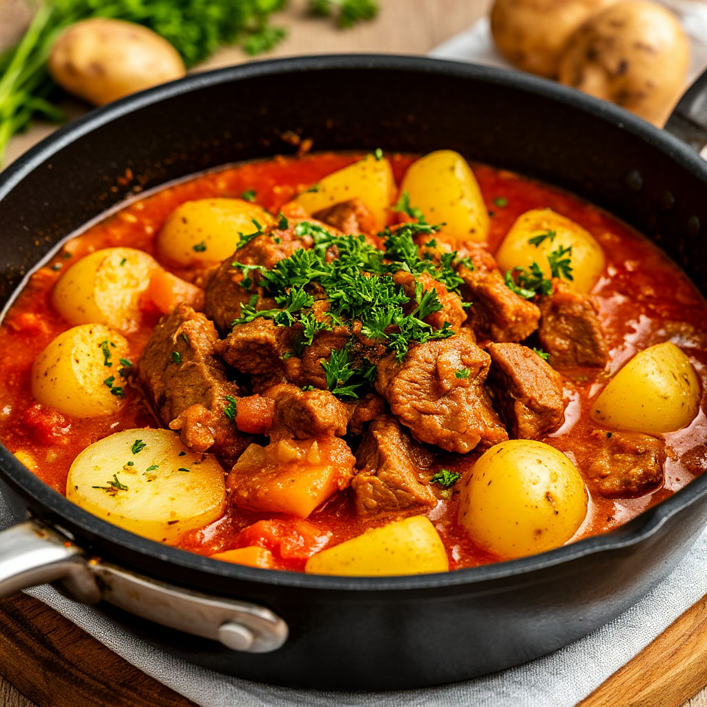 Картошка с тушёнкой