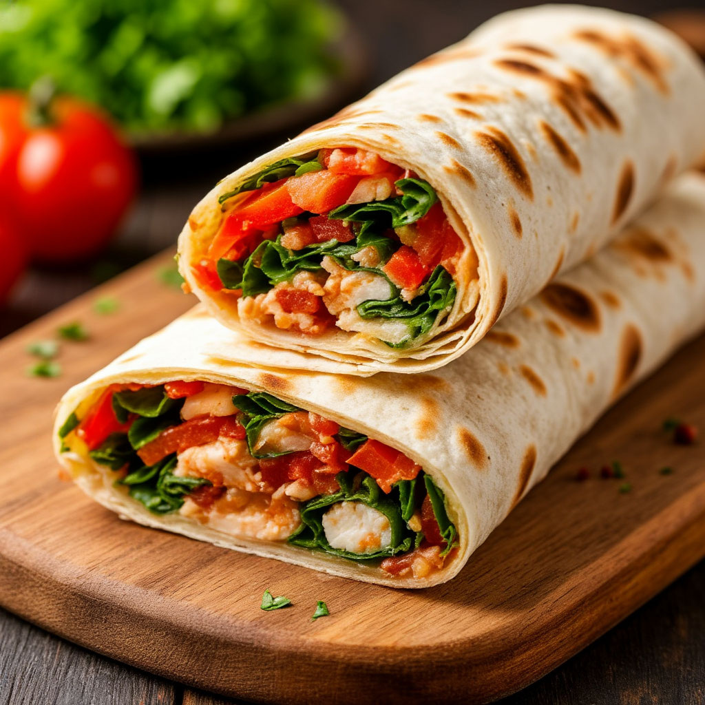 Рулет из лаваша с начинкой