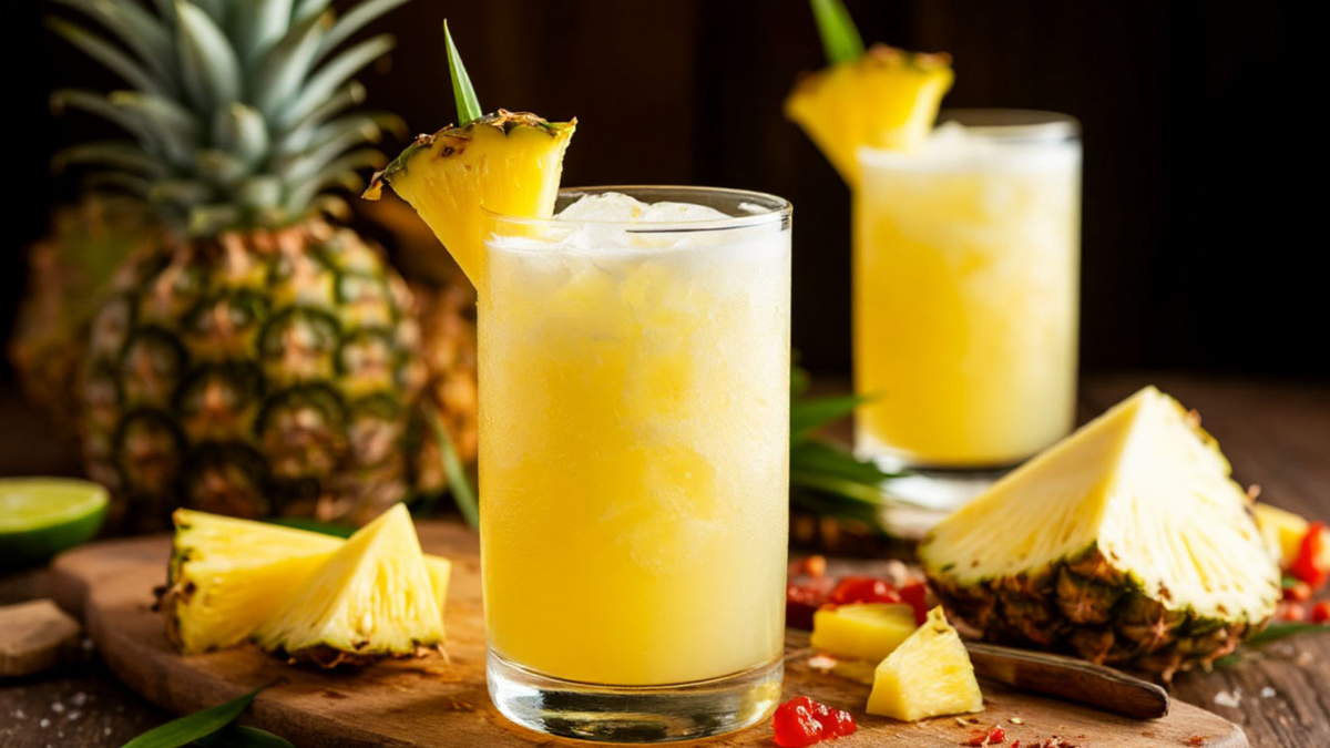 Пина Колада дома: тропический рай за 5 минут! 🍍🌴