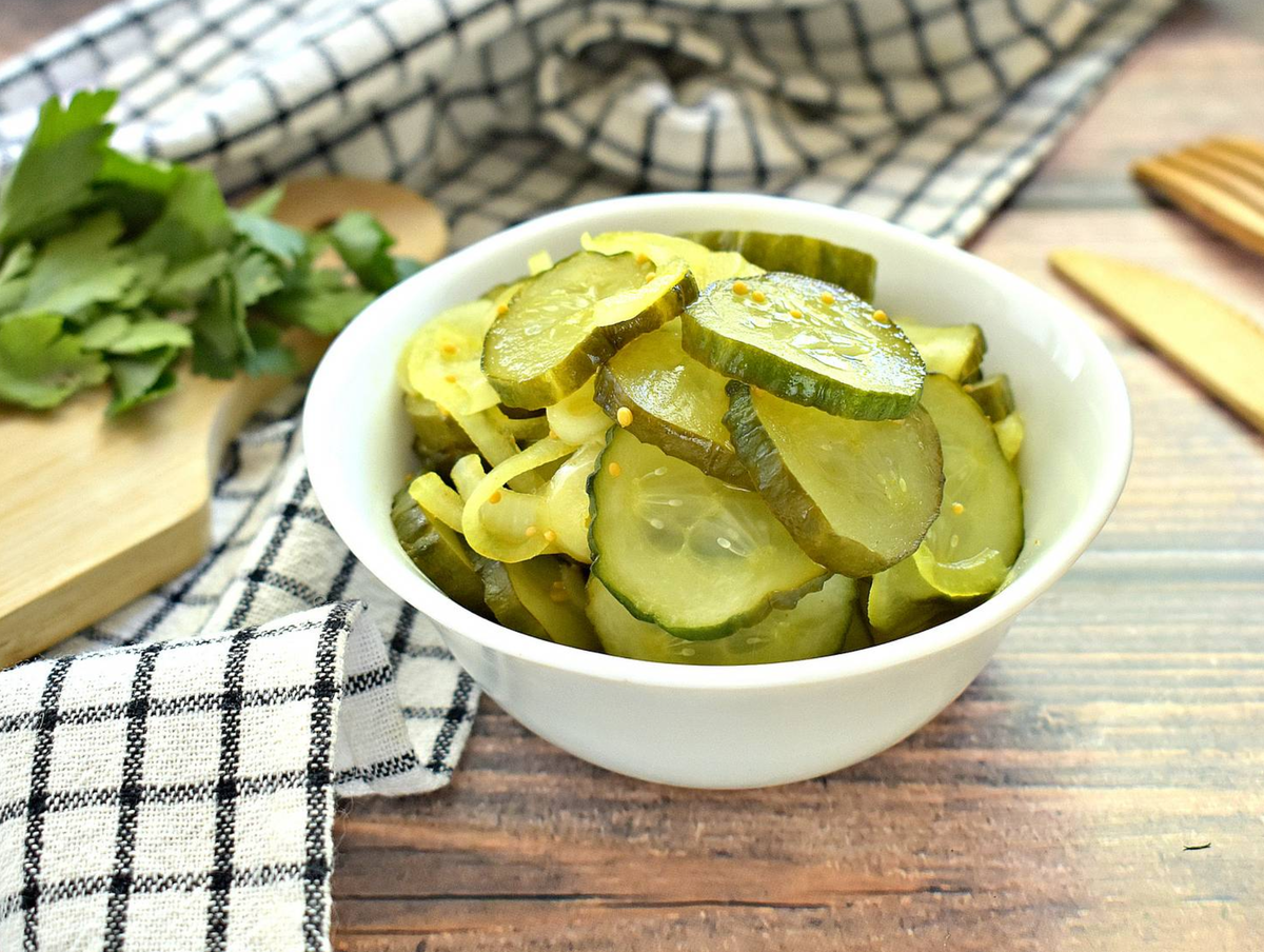 Резаные огурцы "по–фински" на зиму