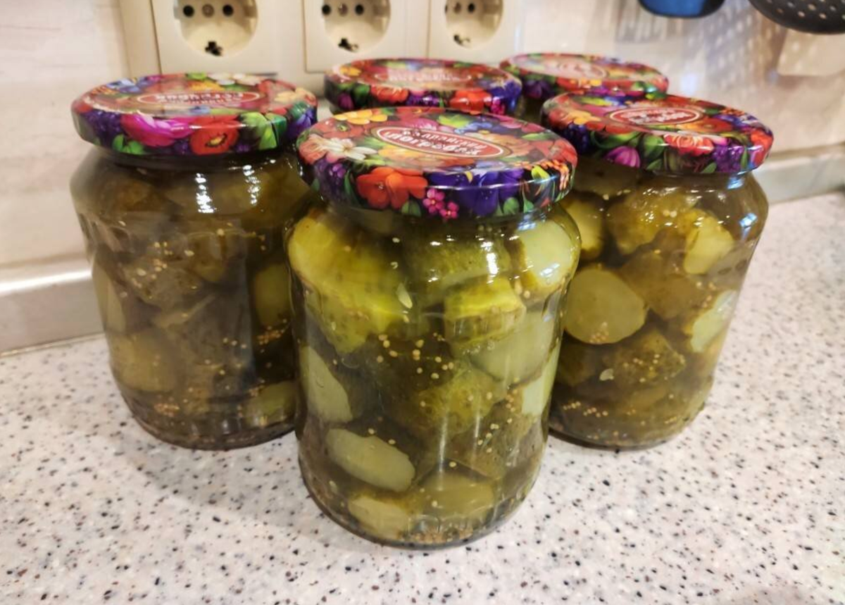 Огурцы по-фински на зиму