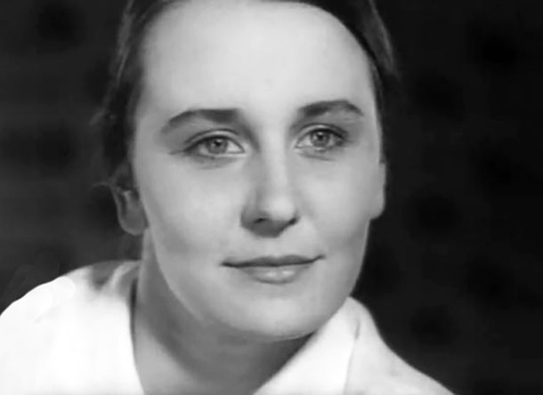 Галина Инютина. Кадр из фильма «Балтийцы»