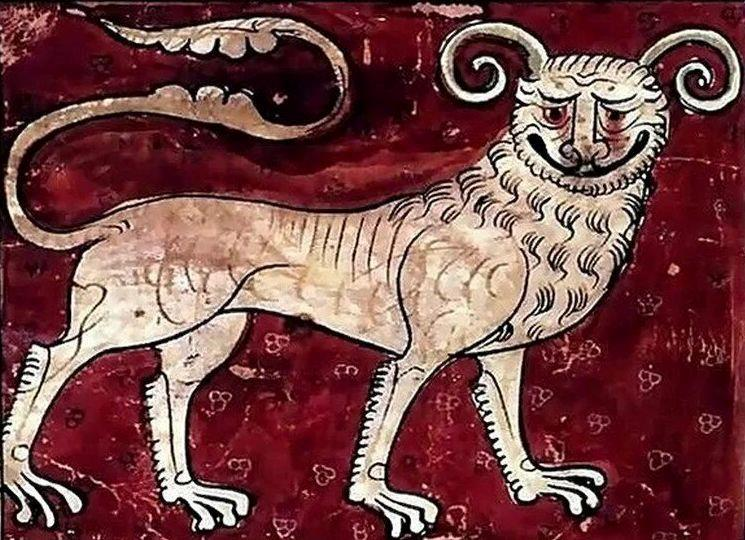 Средневековый Бестриарий Лев