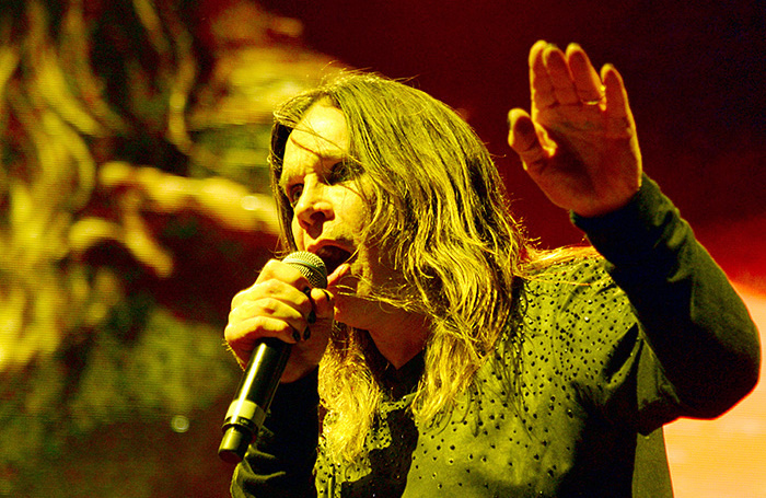     Оззи Осборн на концерте Black Sabbath в Москве в «Олимпийском». 2014 год.Алексей Панциков/ТАСС