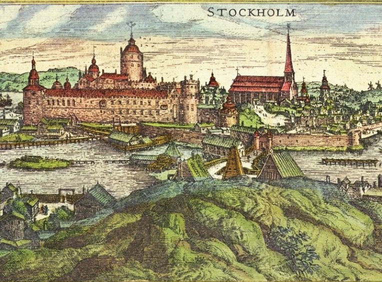 Замок в 1570г.