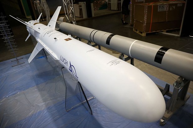    Модель украинской противокорабельной ракеты «Нептун». Фото: Kacper Pempel / Reuters