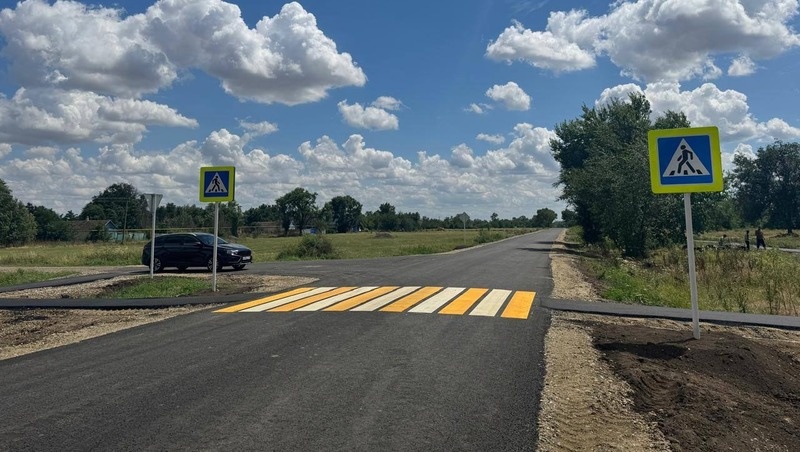    В селе Безопасном по краевой программе обновили дорогу по улице Пролетарской Фото: Администрация Труновского округа