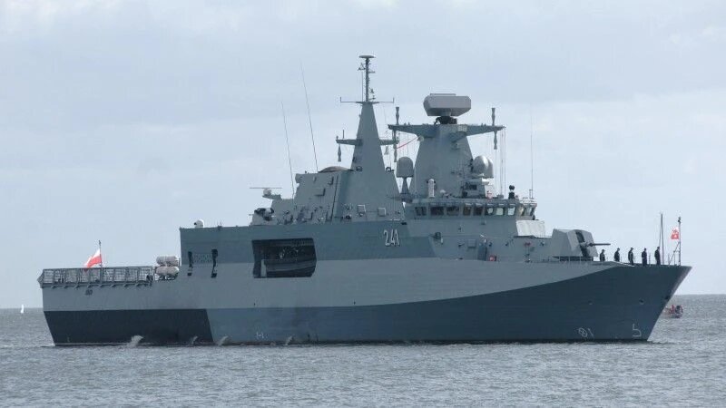 Рис. 1. Патрульный корвет ORP Ślązak (241). Фото: Jarosław Ciślak/Defence24.pl.