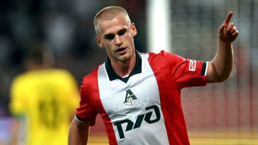     Нападающий «Локомотива» Сергей Пиняев РИА Новости Григорий Сысоев