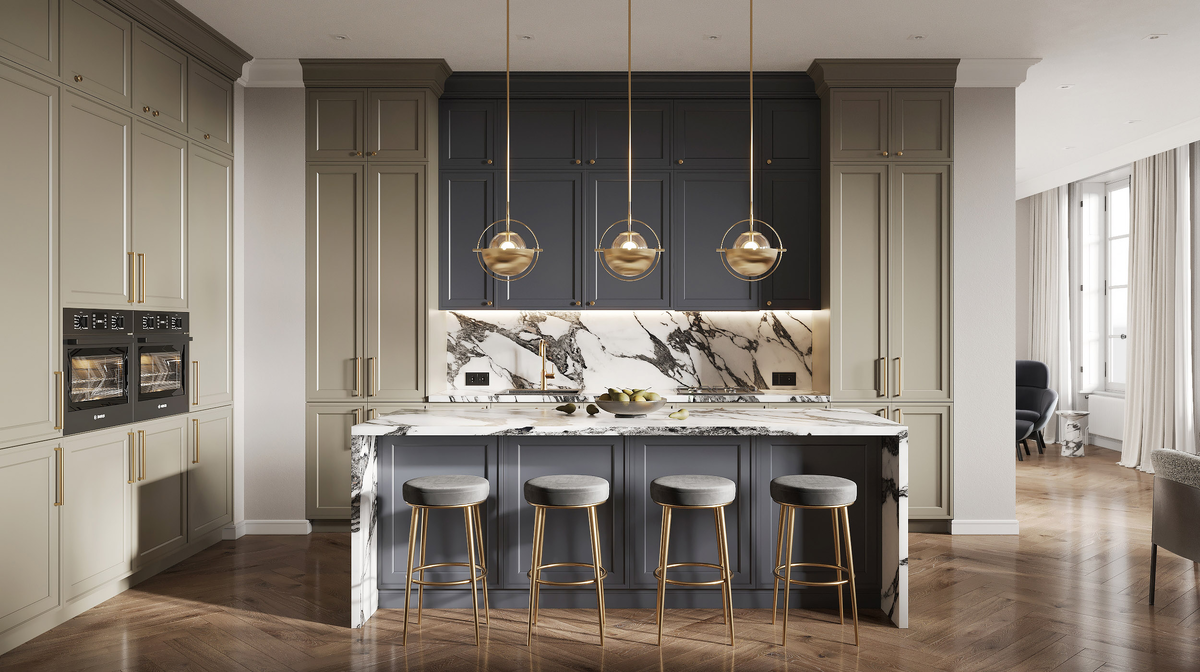 Кухонный гарнитур  из коллекции «Оксфорд» от Арлайн