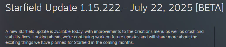 Текст сообщения про дальнейшие планы Bethesda