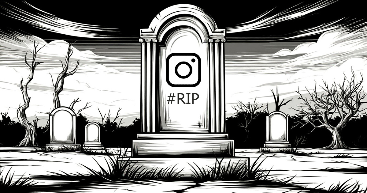Инстаграм официально объявлен мёртвым 14 раз за последние 5 лет.