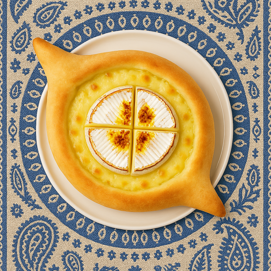 Аджапули с камамбером в Saperavi Cafe. www.saperavicafe.com. Фото: Хатуна Колбая