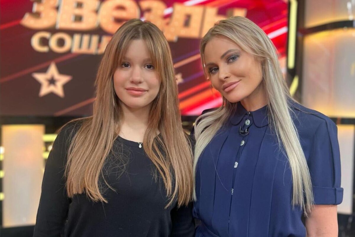    Дана Борисова с дочерью Полиной соцсети
