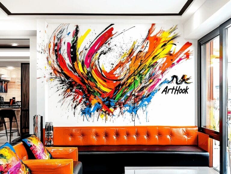    Роспись стен в доме: как превратить пустую нишу в уникальное произведение искусства для вашего интерьера Art-Hook.Ru