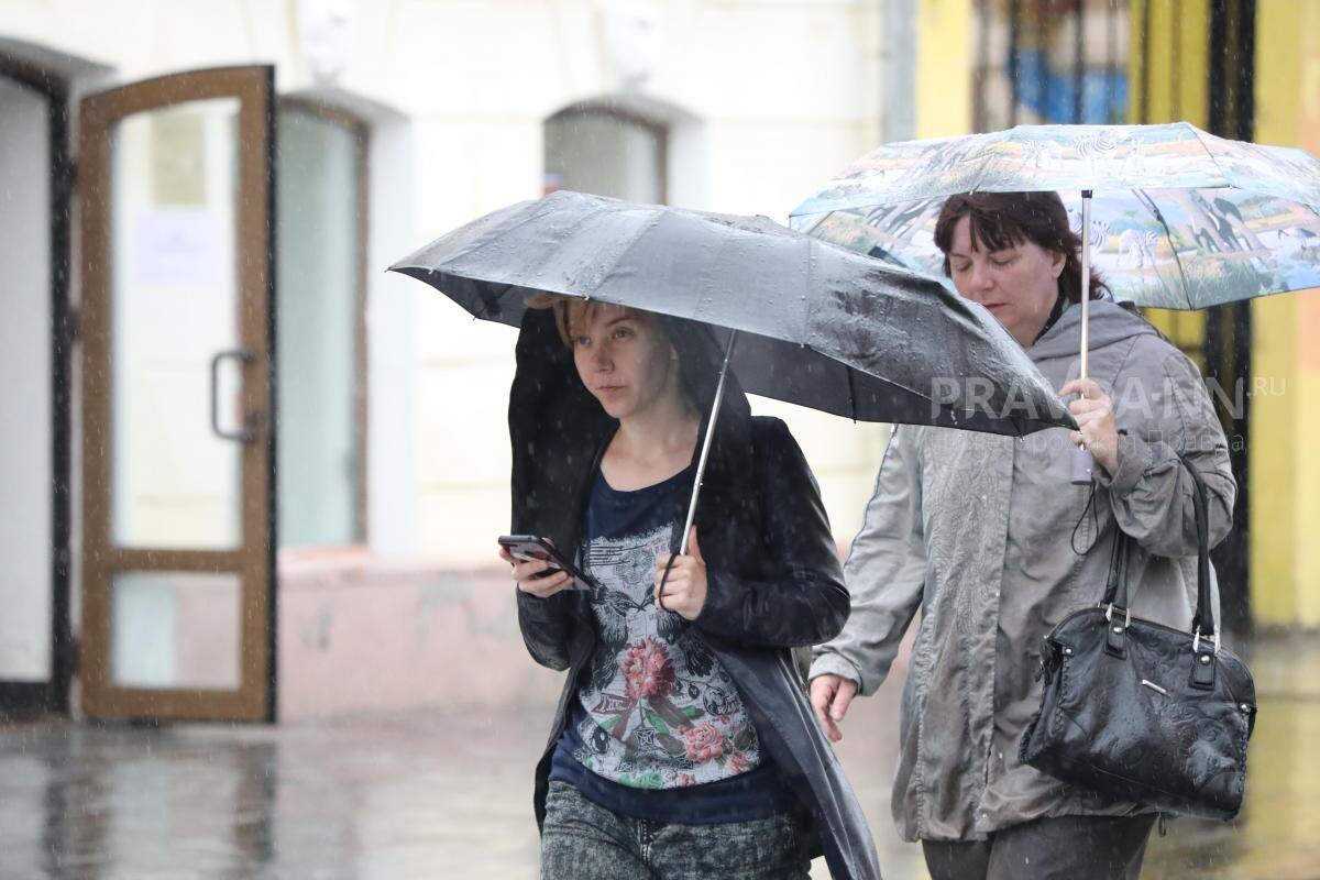    Сильные дожди сохранятся до первой половины ночи 24 июля