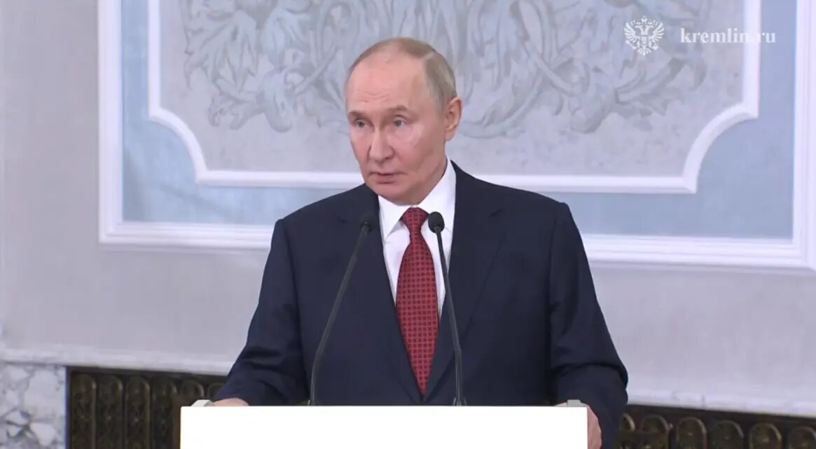    Президент Владимир Путин. Фото: скриншот видео Кремля