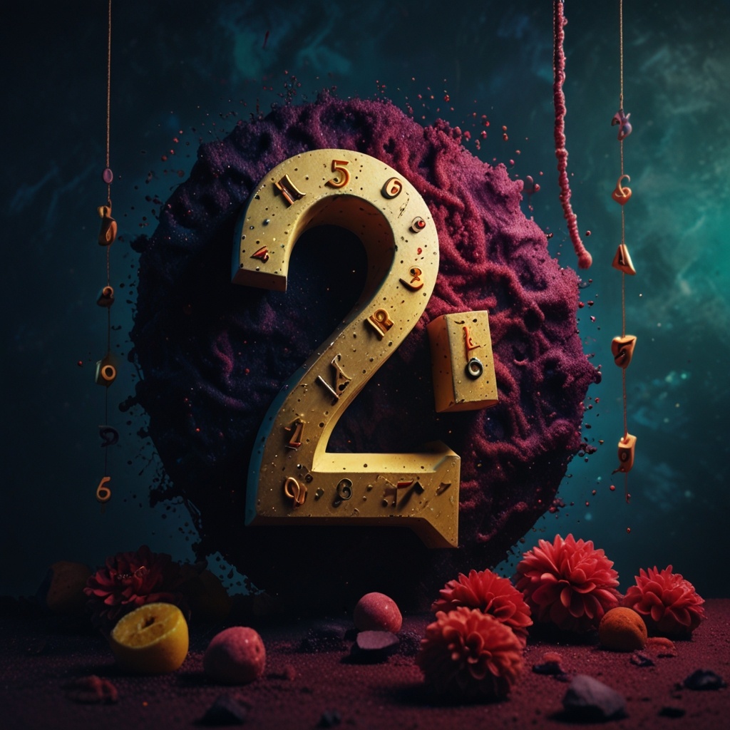Число 2. Иллюстрация сгенерирована нейросетью