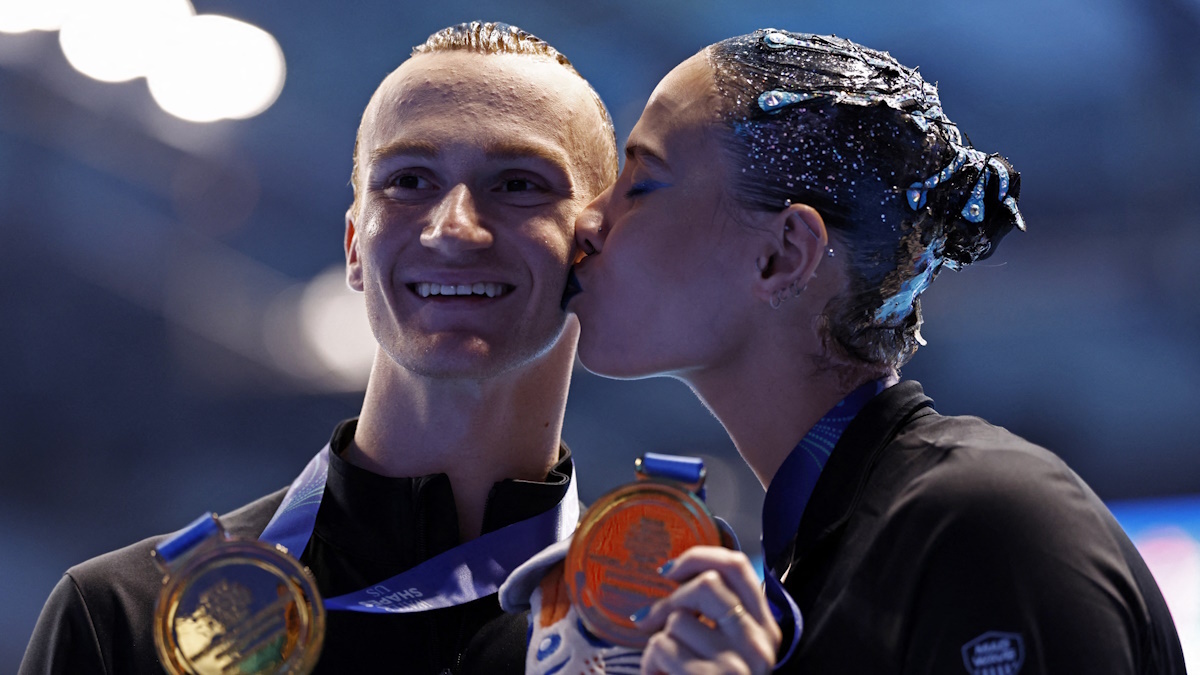    Майя Гурбанбердиева и Александр Мальцев. Фото: REUTERS