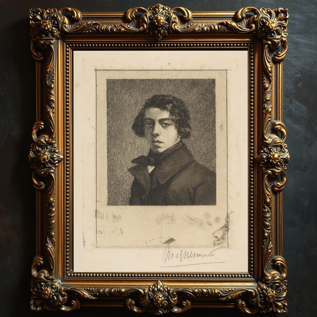 Теодор Шассерио. Автопортрет