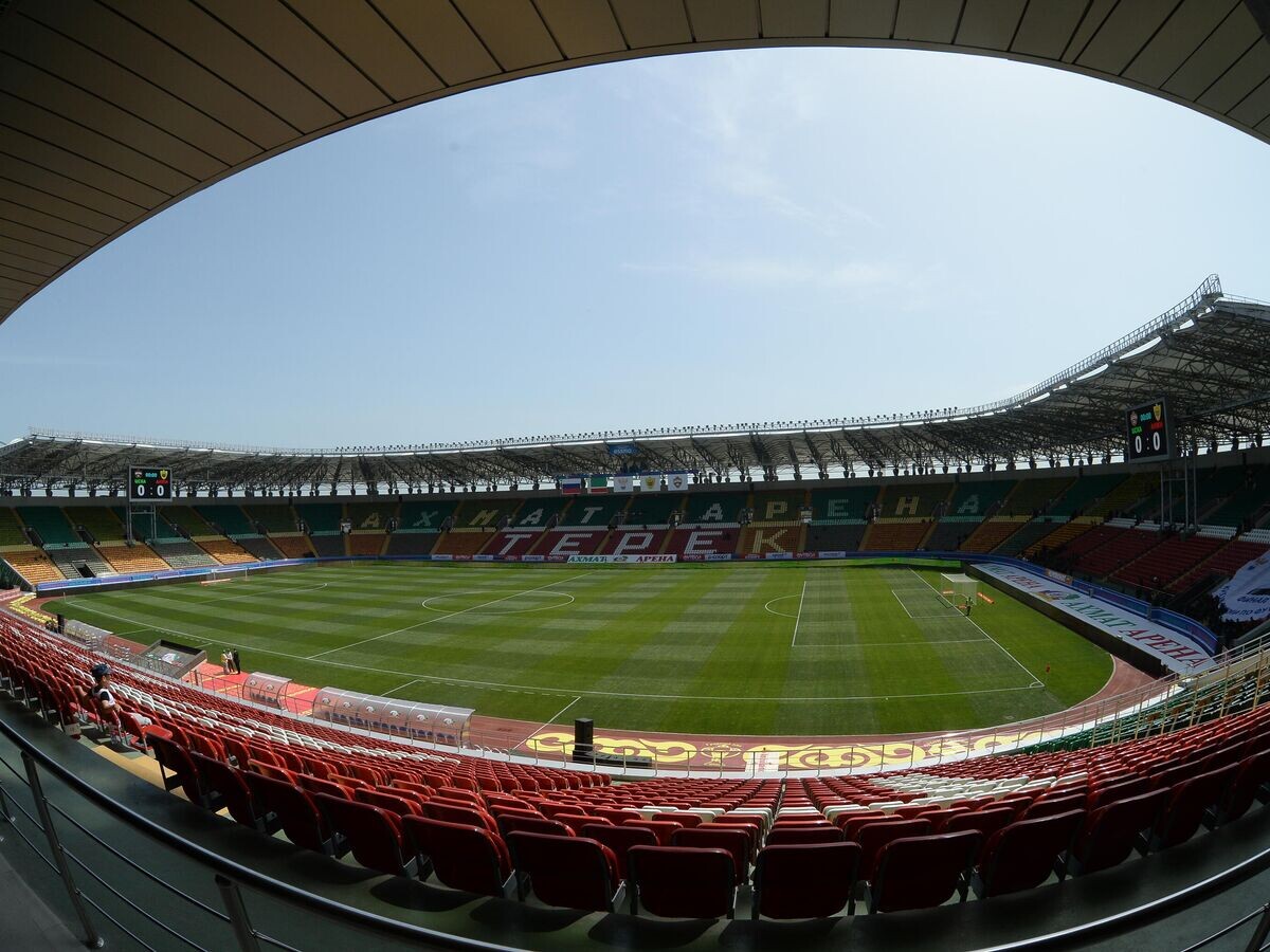    Стадион Ахмат-Арена в Грозном© РИА Новости / Рамиль Ситдиков