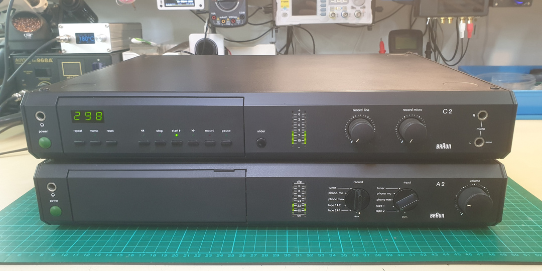 Braun A2/C2 Усилитель & Кассетная дека