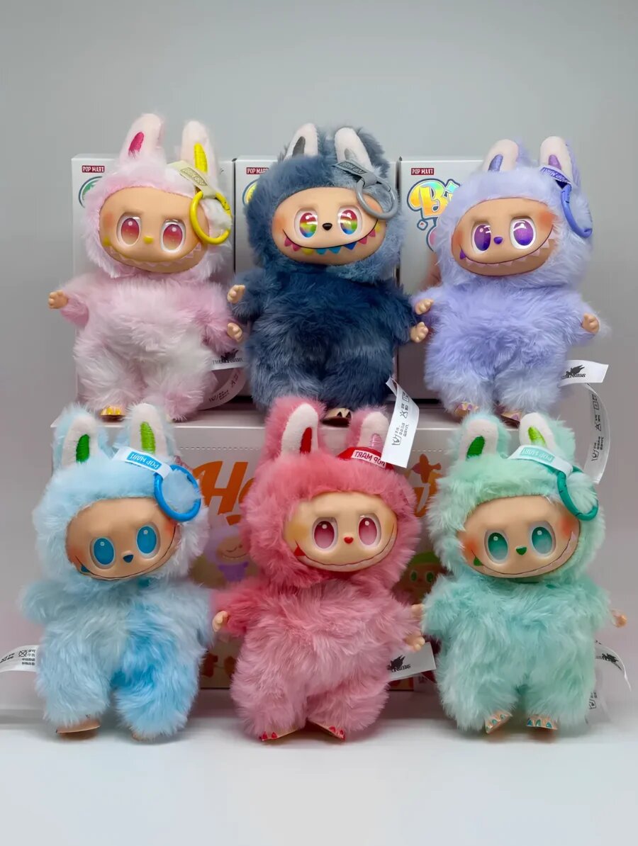    Ассортимент игрушек Лабубу насчитывает более 300 видов разных размеров, цветов и тематик