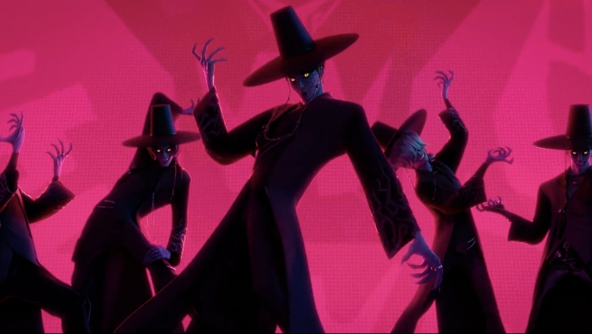    Кадр из мультфильма «Кейпоп-охотницы на демонов», реж. Крис Аппельханс, Мэгги Кан, Netflix