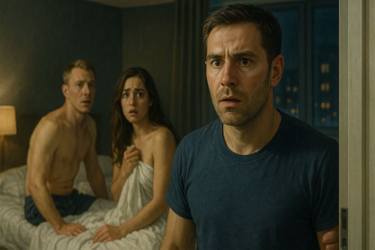 Друг остался ночевать у меня дома. А затем я его застал в моей постели с моей женой