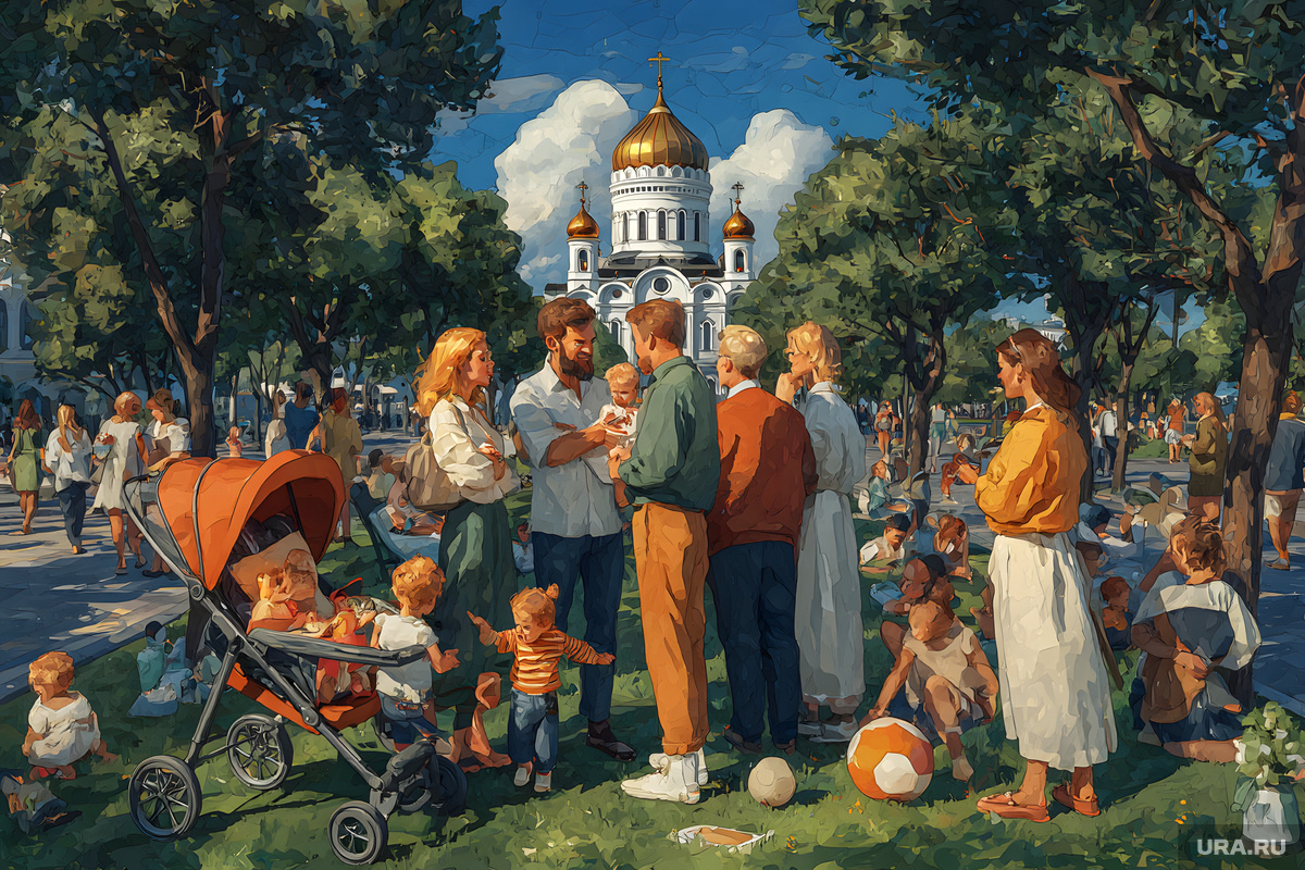 Многодетным семьям, живущим на территории Сириус, будут ежегодно выплачивать по 10 тыс. рублей. Фото: создано в Midjourney © URA.RU