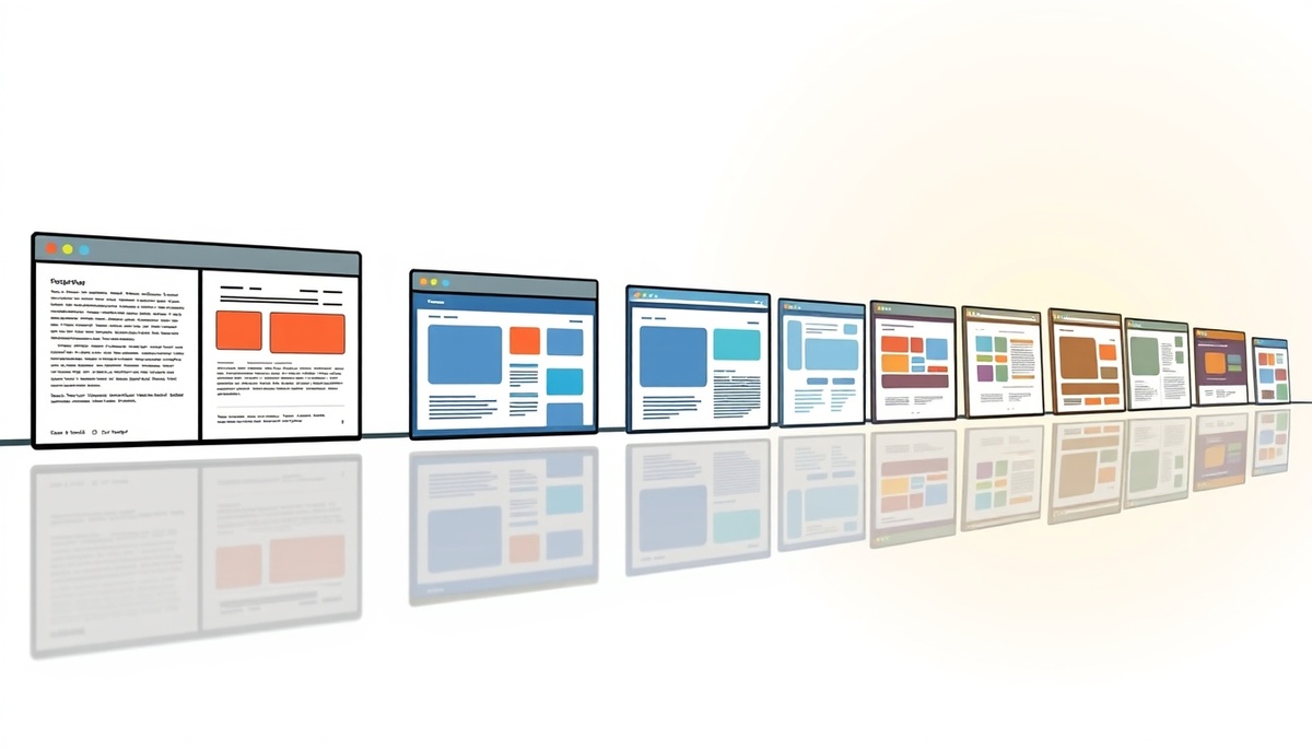 Первая страница, которая была опубликована 6 августа 1991 года, служила демонстрацией того, как можно создавать и использовать веб-документы через интернет. Она содержала описание технологии WWW, инструкции для создания веб-страниц и сведения об использовании новых инструментов. Браузер для отображения такой страницы был собственным программным обеспечением Тимa Бернерса-Ли с названием WorldWideWeb.