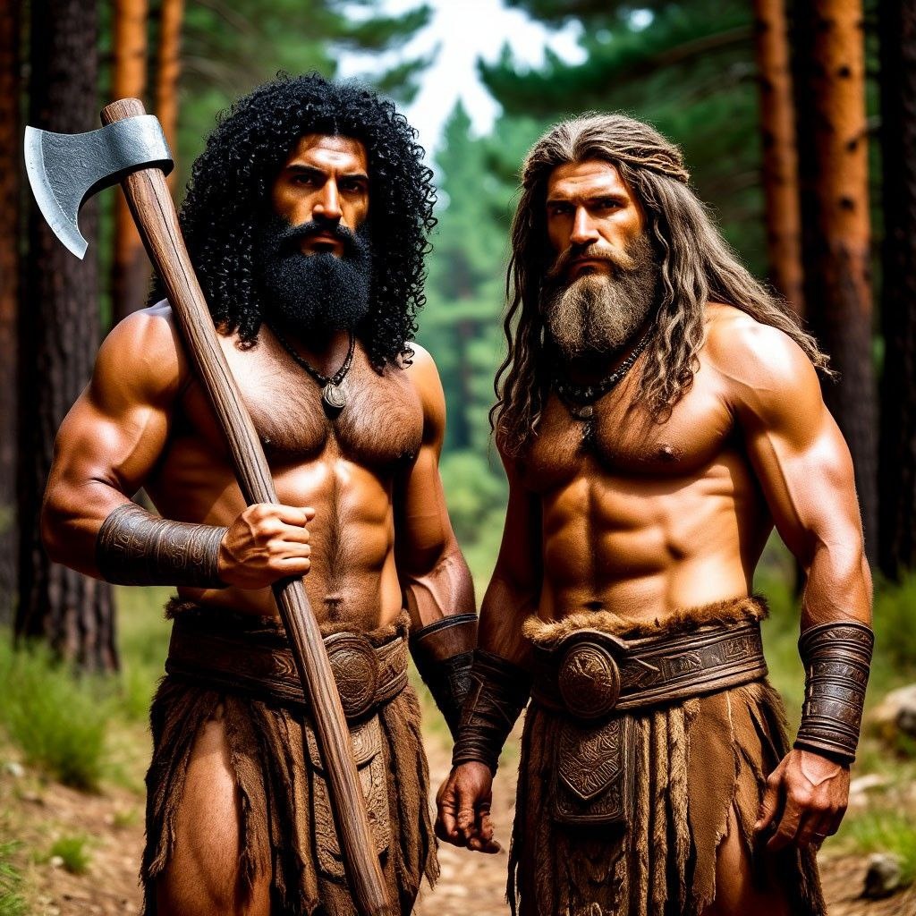 Гильгамеш и Энкиду (нейросеть)