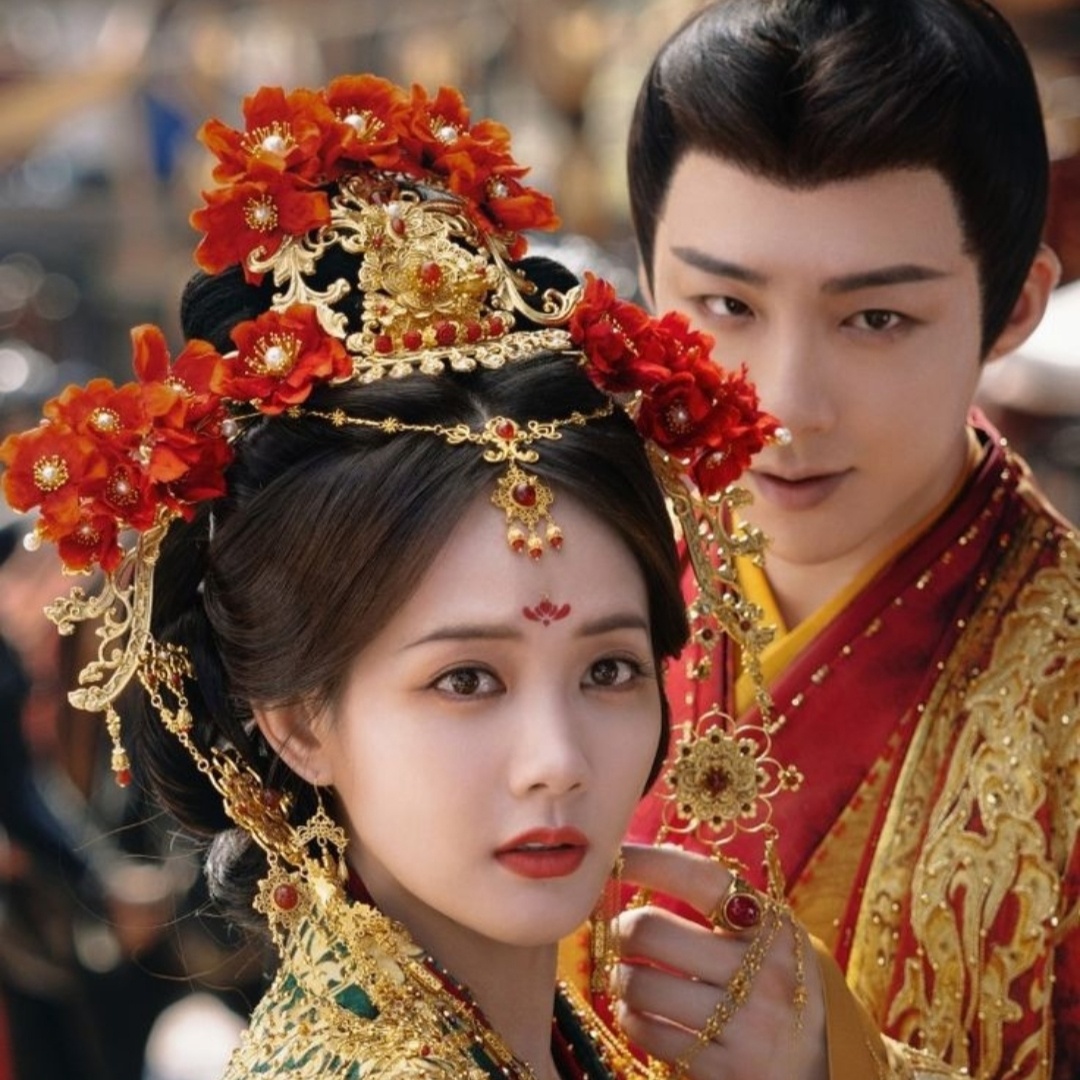 А вот и главные герои дорамы: седьмой принц Нань Хэн и старшая дочь военного министра Сун Имэн (фото из открытых источников в интернете)