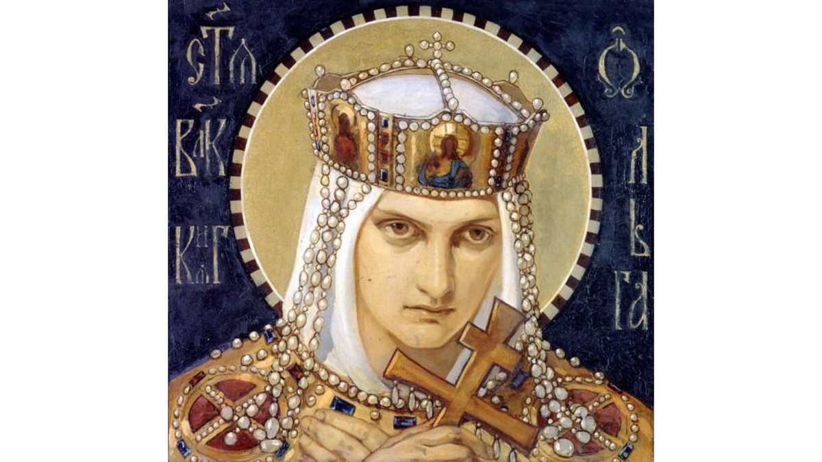    Княгиня Ольга положили начало христианству на Руси. Картина: Николай Бруни, Государственный Русский музей