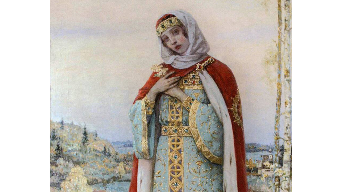    Святой Ольге молятся о спасении России и укреплении веры. Картина: Михаил Нестеров