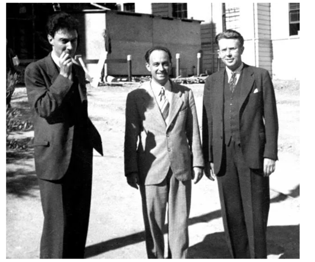 Роберт Оппенгеймер, Энрико Ферми и Эрнест Лоуренс – создатели первой атомной бомбы. Из открытых источников