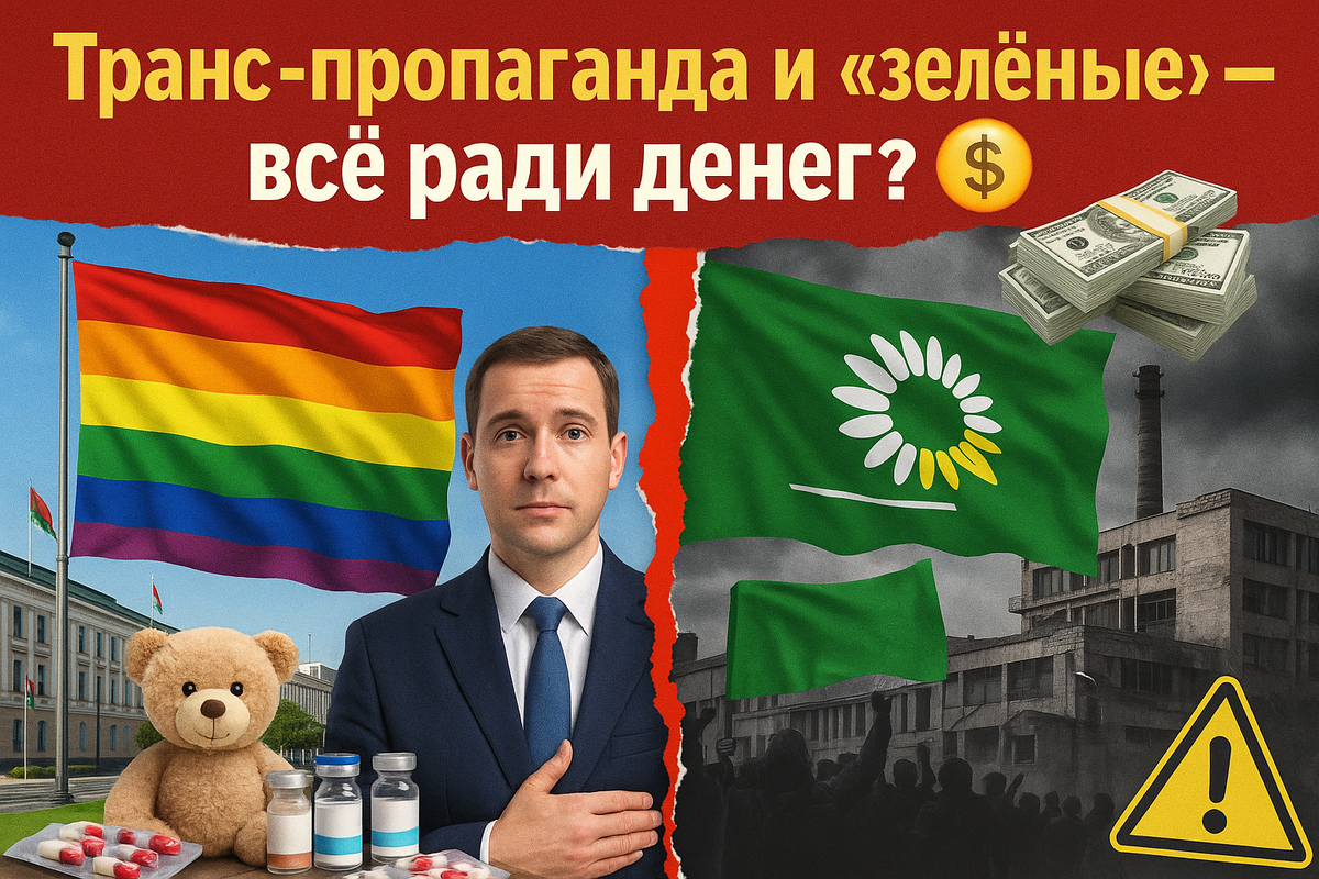 💰 Кто стоит за пропагандой смены пола и «зелёными радикалами»? 🤔 Миллионы долларов, корпорации и фарма-лобби! 💊🌿