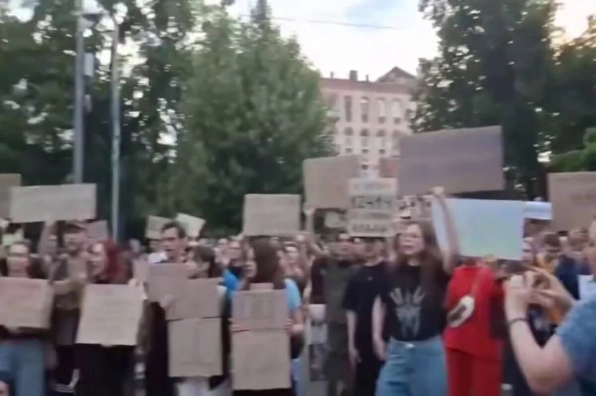    Организаторы протестов в Киеве хотят снять Зеленского и поставить Залужного