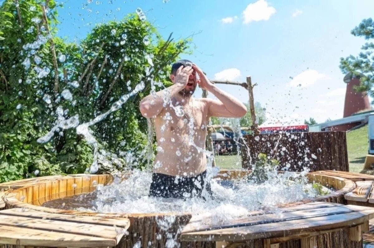    Банный фестиваль в Уфе проходит не впервые, фото 2022 года.