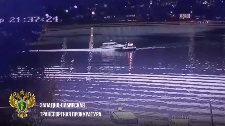    Столкновение двух моторных лодок на Телецком озере. Источник: Telegram-канал Западно-Сибирской транспортной прокуратуры