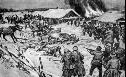 Рис.2. Изобразительное представление восстания крестьян 