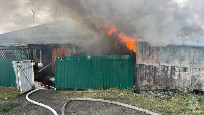     Пожар в Топчихе МЧС