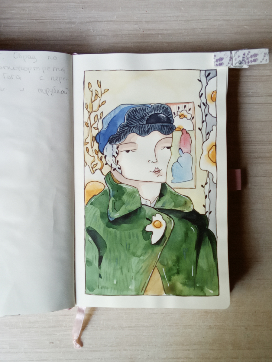 Образ по мотивам автопортрета Винсента Ван Гога с перевязанным ухом 